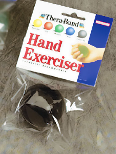 Thera-Band Hand Exercise Ball XL-Black Extra-Firm