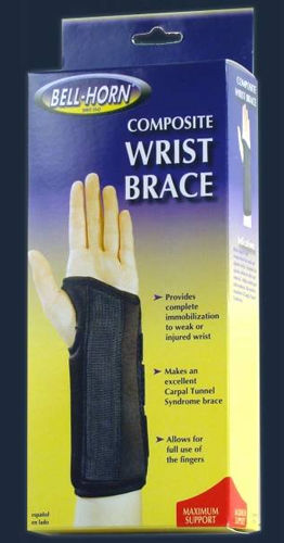 Composite Wrist Brace  Right Large  Wrist Circum: 7  - 8