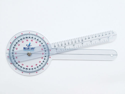 Take A Range Check Plastic 12  Goniometer 360 Deg