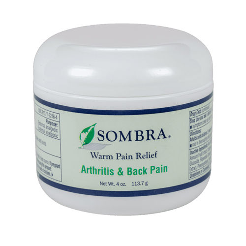 Sombra  Warm Pain Relief Arthritis & Back Pain 4 oz Jar